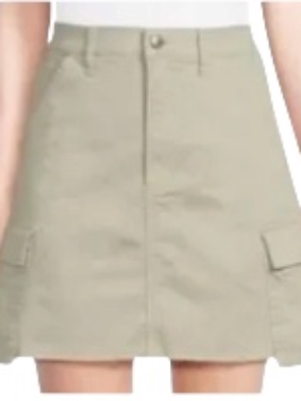 Joe’s Jeans Babies’ A-Line Denim Cargo Skirt – Desert Sage Utility Mini